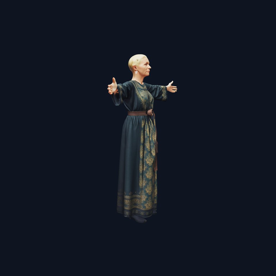 Vintage Cleric Garb model pack